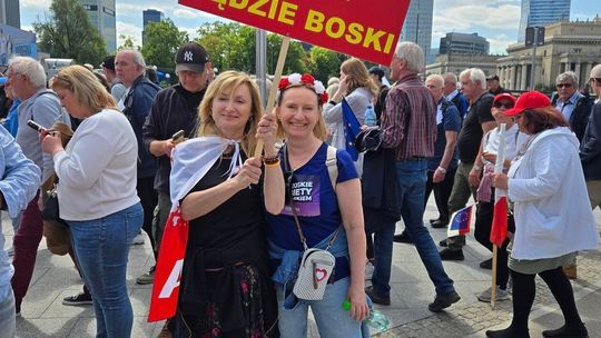 Marsz zwolenników Rafała Trzaskowskiego. Wśród uczestników liczni zamościanie