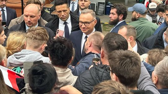 Andrzej Duda w Tomaszowie Lubelskim