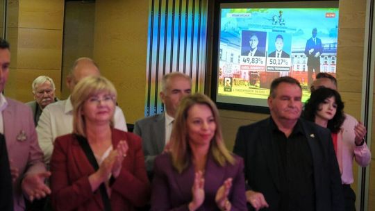 Wieczór wyborczy w lubelskim sztabie kandydata PiS Wieczór wyborczy w lubelskim sztabie kandydata PiS