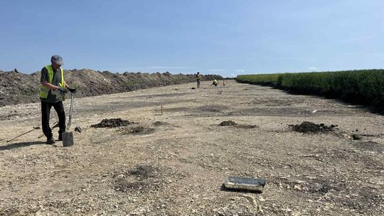 Badania archeologiczne na trasie przyszłej S17 - Kniazie, gm. Lubycza Królewska