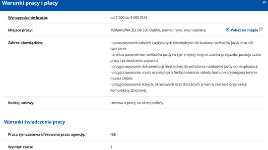 KIEROWNIK ZAKŁADU TRANSPORTU MIEJSKIEGO