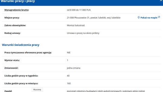 MONTAŻYSTA BALUSTRAD