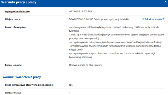 KIEROWNIK ZAKŁADU TRANSPORTU MIEJSKIEGO