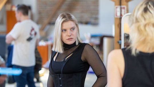 Przymiarki kostiumów do spektaklu Poskromienie złośnicy w Teatrze Osterwy w Lublinie