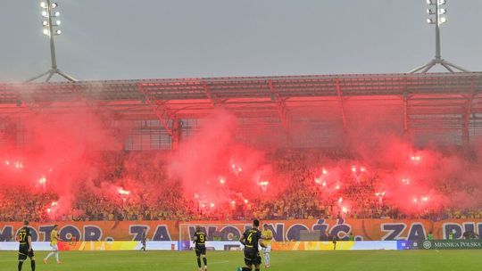 Kibice na meczu Motor Lublin - Arka Gdynia Kibice na meczu Motor Lublin - Arka Gdynia