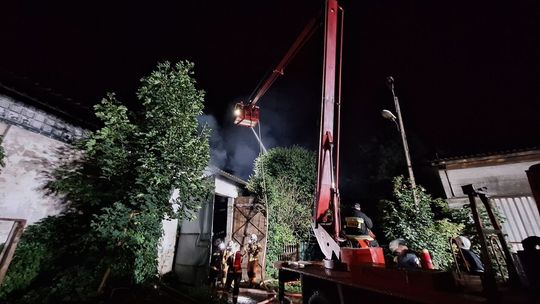 Pożar hali w Garbowie