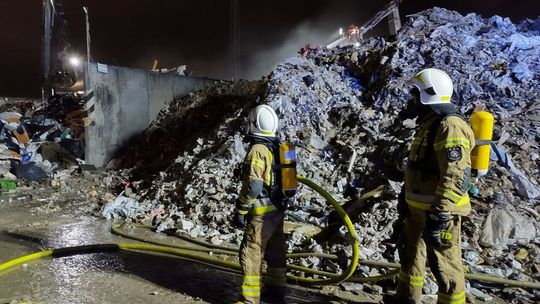 Pożar przy Metalurgicznej w Lublinie