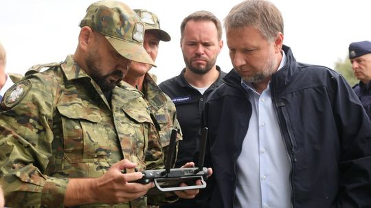 Marcin Kierwiński na granicy z Białorusią