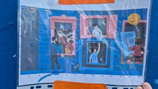 Tak powstawał „Murale Wdzięczności Miastu Lublin – Miastu Ratownikowi”