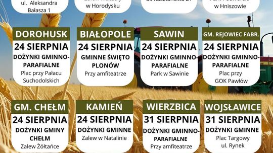 Dożynki w województwie lubelskim