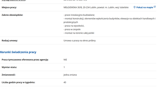 MONTER KONSTRUKCJI - PRACOWNIK BUDOWLANY