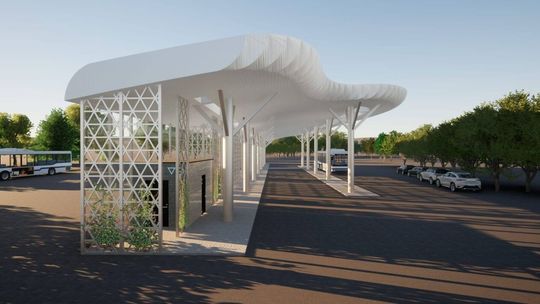 Wizualizacje nowego przystanku przesiadkowego w Puławach