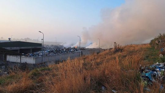 Dogaszenie pożaru w Bełżycach