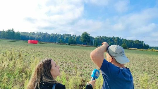 Czosnówka pod Białą Podlaską - tutaj spadł dron Czosnówka pod Białą Podlaską - tutaj spadł dron