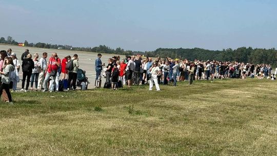 Ewakuacja w Porcie Lotniczym Lublin