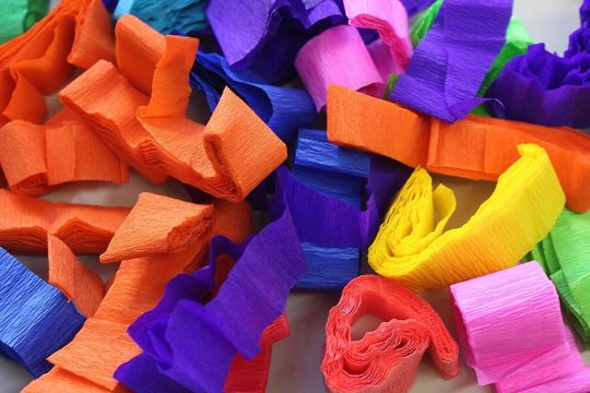 Największy obraz z kulek z bibuły 