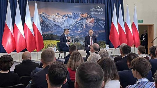 Nawrocki w Tomaszowie