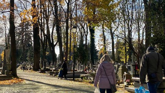 Przygotowania do Wszystkich Świętych na ul. Lipowej