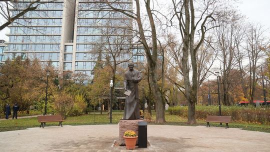 Otwarcie skweru arcybiskupa Życińskiego.