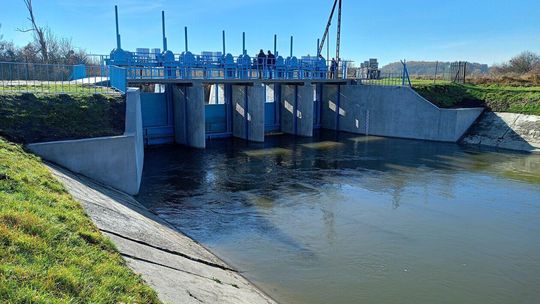 Wyremontowany przez Wody Polskie jaz w Borowicy