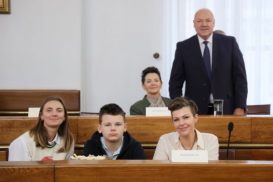 Rada miasta i medal dla Leszka Daniewskiego.