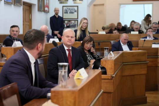 Rada miasta i medal dla Leszka Daniewskiego.