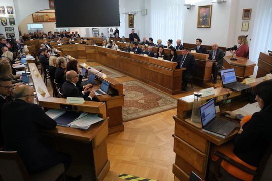 Rada miasta i medal dla Leszka Daniewskiego.