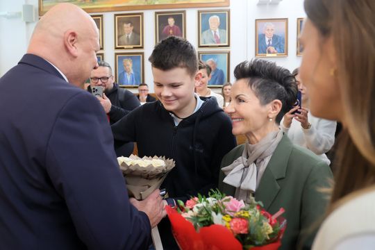 Rada miasta i medal dla Leszka Daniewskiego.