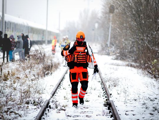 Ćwiczenia ratowników - Akcja "Ustawka" Ćwiczenia ratowników - Akcja "Ustawka"