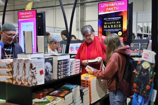 Targi książki w Targach Lublin. 