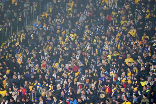Pełny stadion na meczu Motoru z Legią.