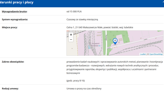 LABORANT Oferta pracy laborant