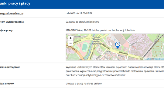 BLACHARZ SAMOCHODOWY Oferta pracy blacharz samochodowy