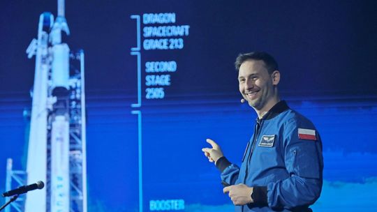 Astronauta Sławosz Uznański-Wiśniewski w Lublinie Astronauta Sławosz Uznański-Wiśniewski w Lublinie