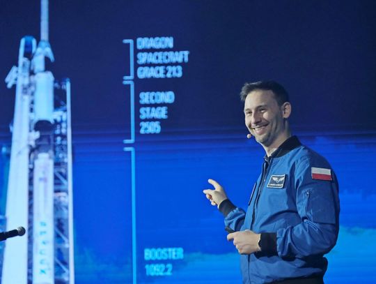 Astronauta Sławosz Uznański-Wiśniewski w Lublinie Astronauta Sławosz Uznański-Wiśniewski w Lublinie