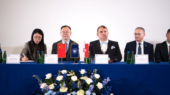 Spotkanie z Ambasadorem Chińskiej Republiki Ludowej na Uniwersytecie Medycznym