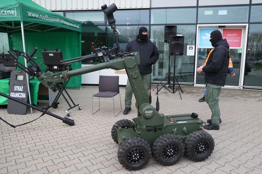 Nowy łazik Wojtek dla Straży Granicznej.