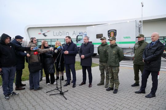 Nowy łazik Wojtek dla Straży Granicznej.