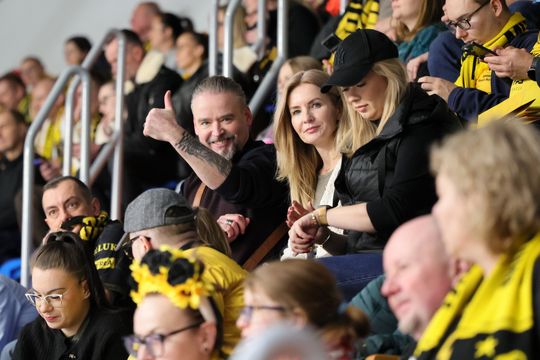 Święta nie święta na mecz Luk Bogdanki trzeba pójść. 