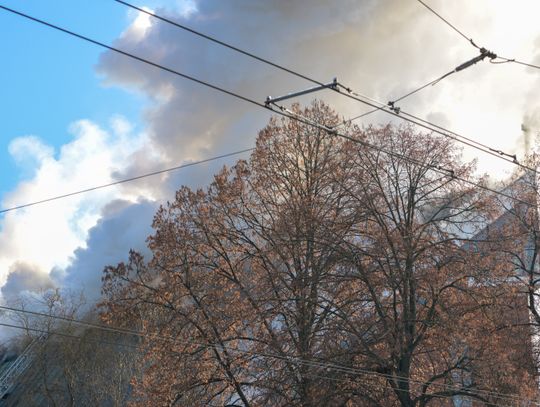 Pożar kościoła przy ul. Kunickiego