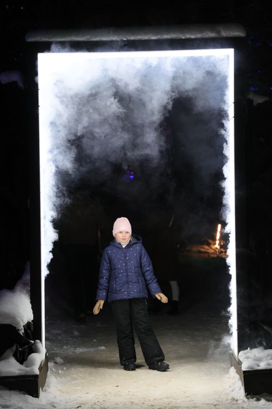 Lumina Park w zimowej odsłonie.