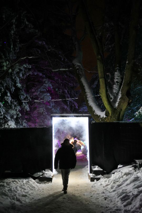 Lumina Park w zimowej odsłonie.