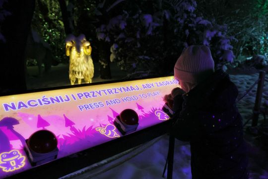 Lumina Park w zimowej odsłonie.