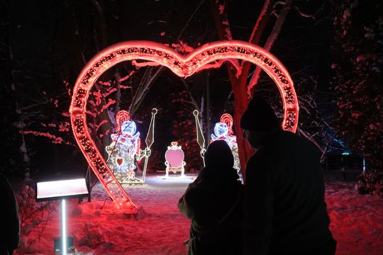 Lumina Park w zimowej odsłonie.