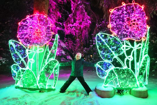 Lumina Park w zimowej odsłonie.