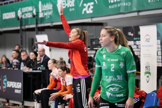  PGE MKS El-Volt Lublin pokonuje Zagłębie Lublin.