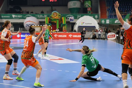  PGE MKS El-Volt Lublin pokonuje Zagłębie Lublin.