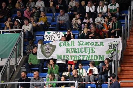  PGE MKS El-Volt Lublin pokonuje Zagłębie Lublin.