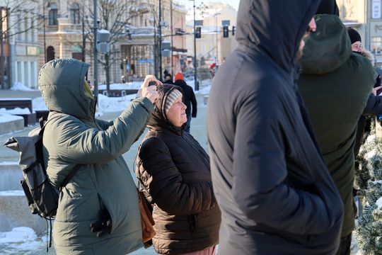 Pokaz jazdy na łyżwach. 