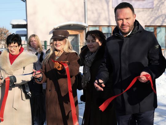 Otwarcie placu zabaw przy Wolskiej.